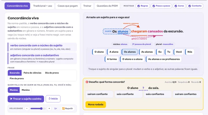 Simulador de Português e Literatura do PISM I